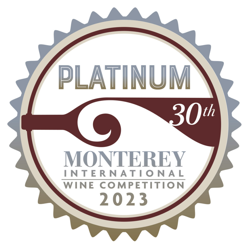 Monterey Wine Competition Platinum award